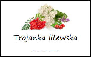 Etykiety na nalewkę Trojanka litewska