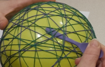 Jak zrobić ażurowe jajko na balonie?